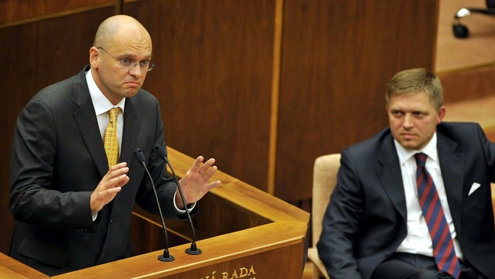 Richard Sulík a Robert Fico