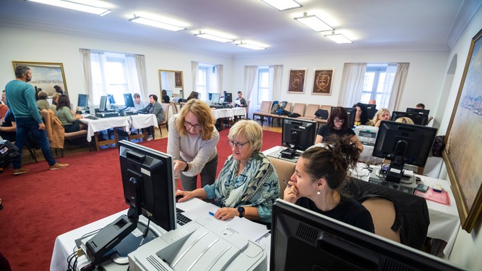 Skúška sumarizácie výsledkov spojených volieb 2022.