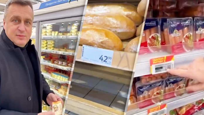 Andrej Danko ukazuje ceny v ruskom obchode 