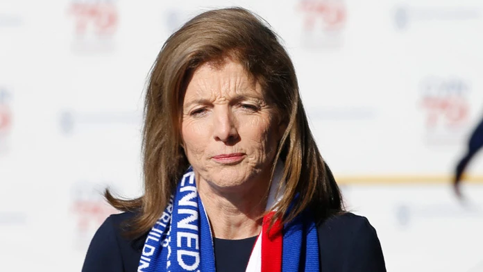 Dcéra zavraždeného amerického prezidenta Johna F. Kennedyho - Caroline.