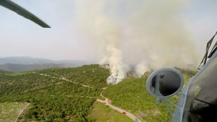 Hasenie požiaru v Chorvátsku