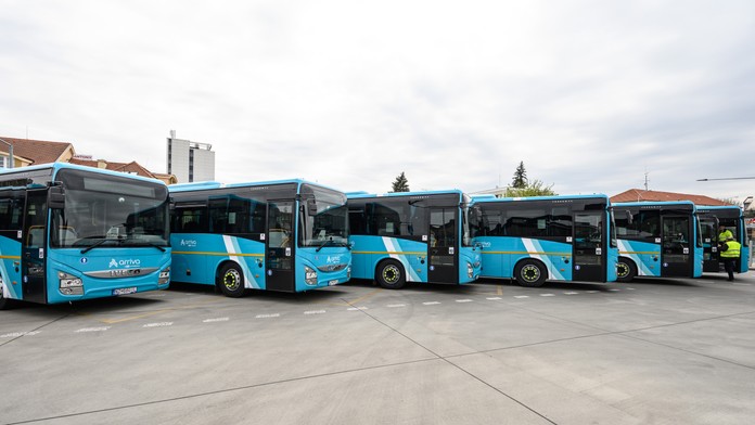 Autobusy spoločnosti Arriva - ilustračná snímka