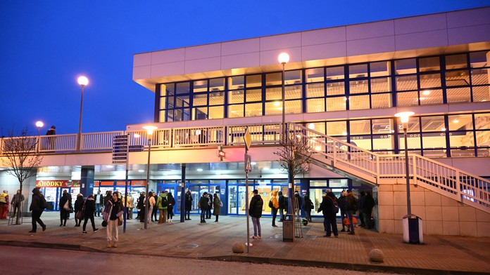 Železničná stanica v Trnave