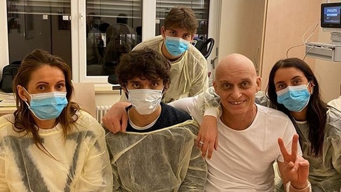 Taylor Vanmalsen s manželkou a dcérou