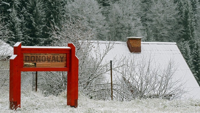Na Donovaloch nasnežilo.