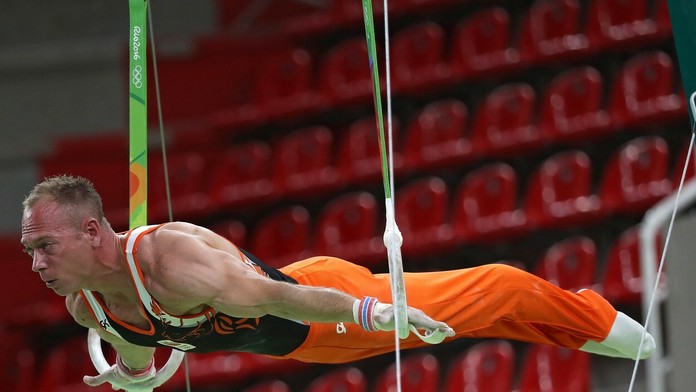 Holandský gymnasta Yuri van Gelder.