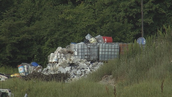 Skládka pri Hlohovci.