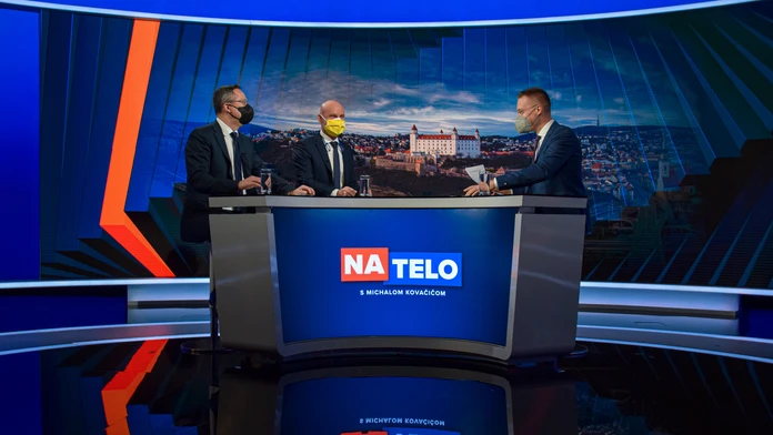 Ladislav Kamenický a Branislav Gröhling v Na telo.
