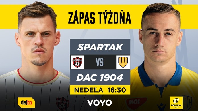 Zápas týždňa Spartak vs DAC.