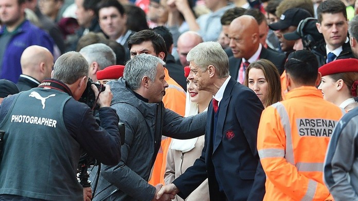 José Mourinho a Arsene Wenger.