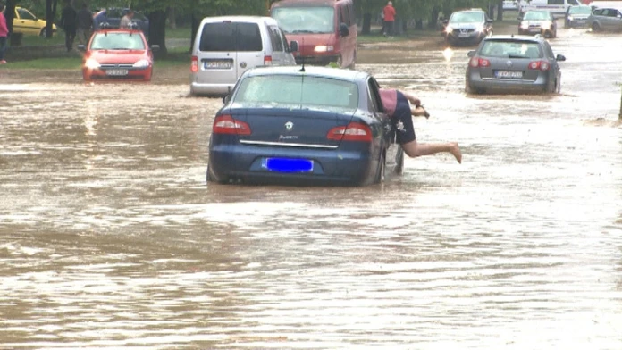 Blesková búrka v Prešove