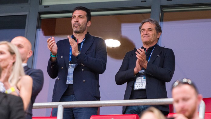 Talianom v Trnave fandil aj legendárny Buffon. Pozrite si najlepšie zábery z druhého zápasu „sokolíkov“ (galéria)