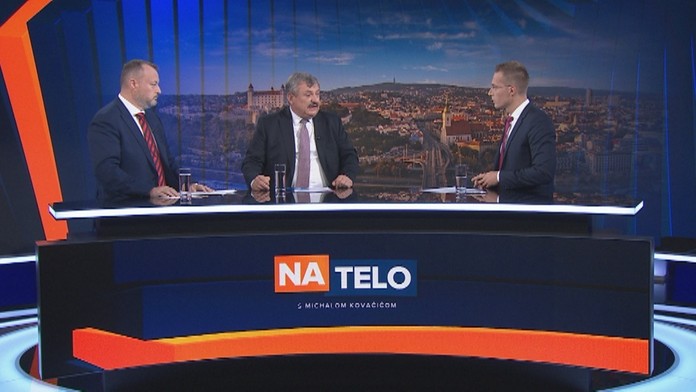 Na telo s Michalom Kovačičom.