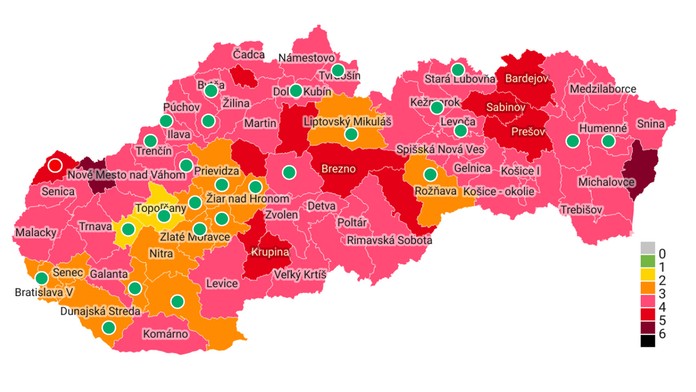 Rozdelenie okresov od 24.5.