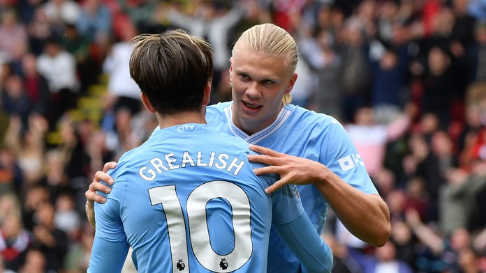 Na snímke nórsky útočník Erling Haaland.