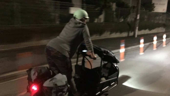 Julie Anne Genterová išla do nemocnice porodiť na bicykli