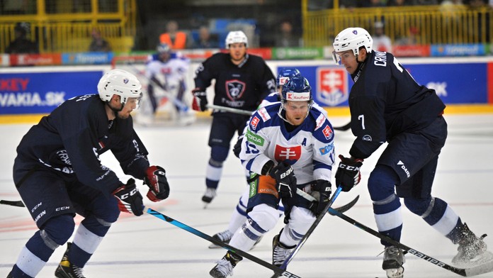 Slováci hrali proti Francúzom 