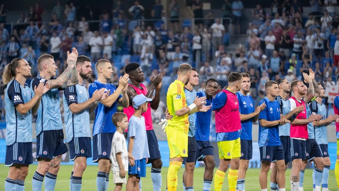 Hráči Slovana po domácom dueli 1. predkola