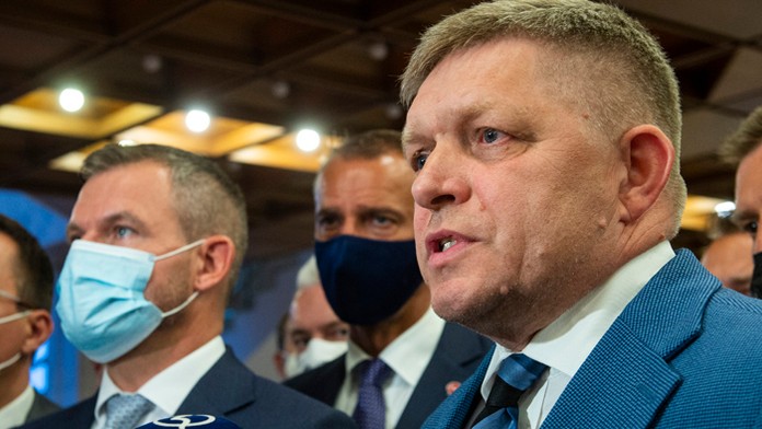 Peter Pellegrini a Robert Fico.