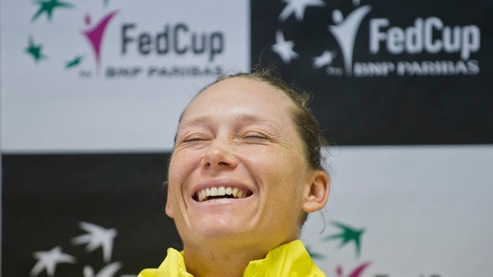 Austrálska tenistka Samantha Stosurová. 