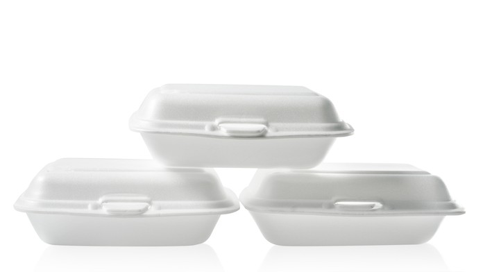 Polystyrénový obal na jedlo