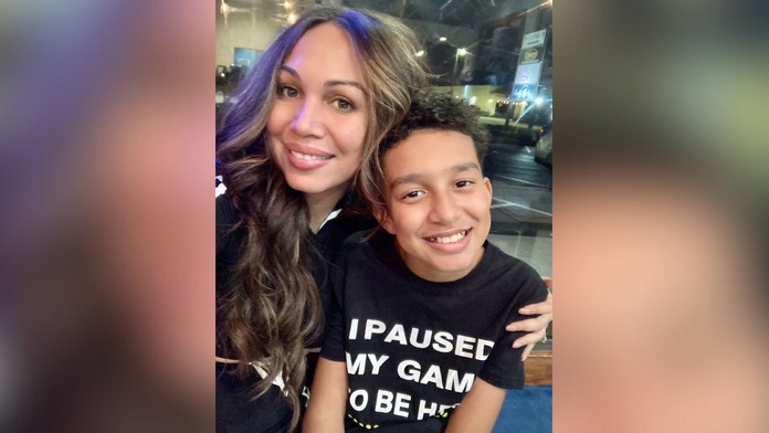  Megan Garcia so zosnulým synom.