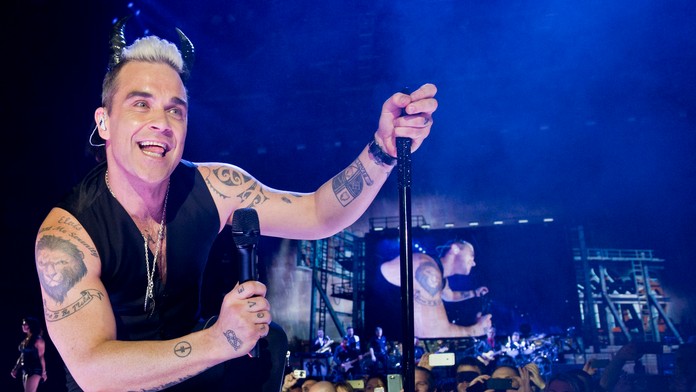 Robbie Williams na koncerte v Bratislave