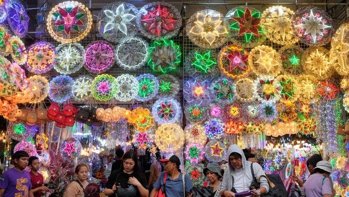 Vianočná výzdoba na Filipínach.