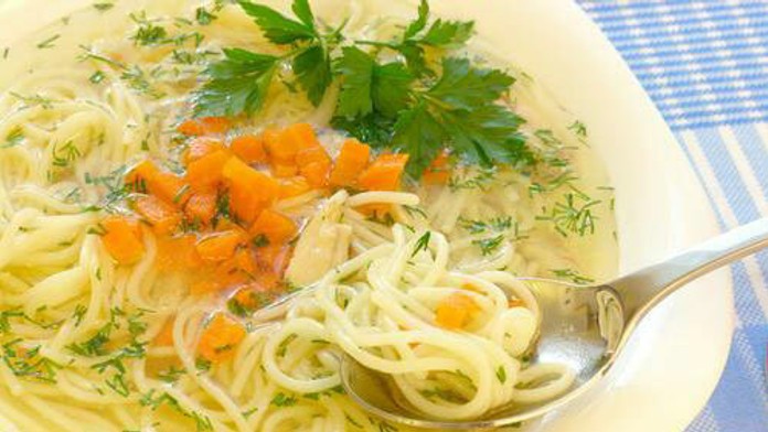 slepačia polievka, vývar