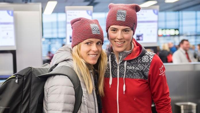 Veronika Velez Zuzulová a Petra Vlhová