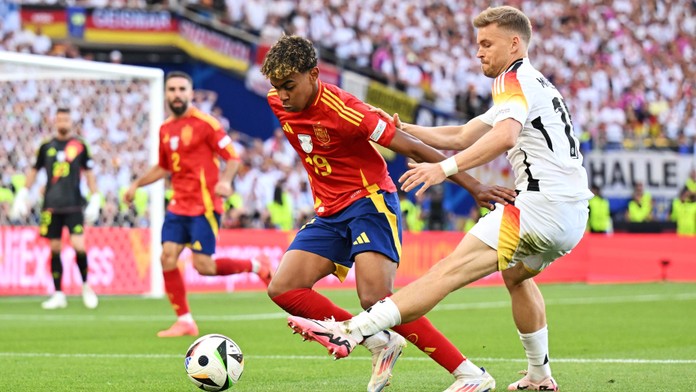 UEFA EURO 2024 Španielsko vs. Nemecko.