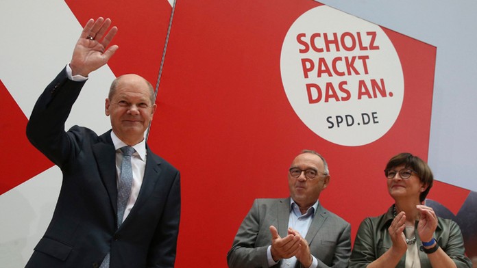 Olaf Scholz.