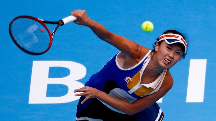 Čínska tenistka Šuaj Pcheng.