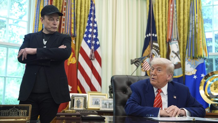 Elon Musk a Donald Trump