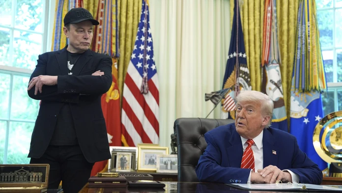 Elon Musk a Donald Trump