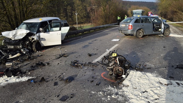 Nehoda v Radošinej.