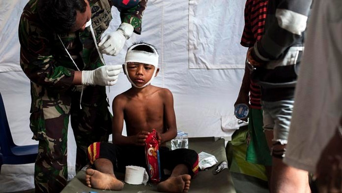 Zemetrasenie na Lomboku.