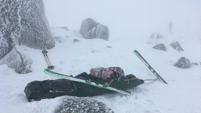 Petra Vlhová na svahu počas prvého kola slalomu SP v americkom Killingtone..jpg