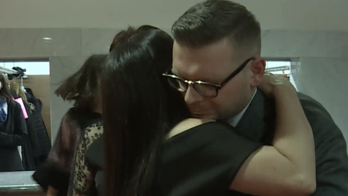 Boris Pršo sa zvítal s kamarátkou Kristínou Kövešovou.