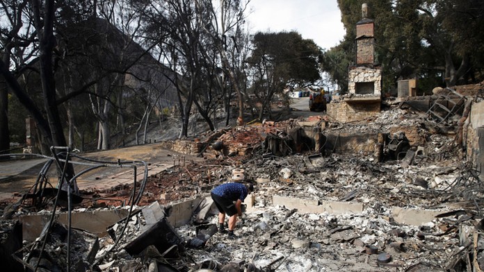 Požiar v Kalifornii.