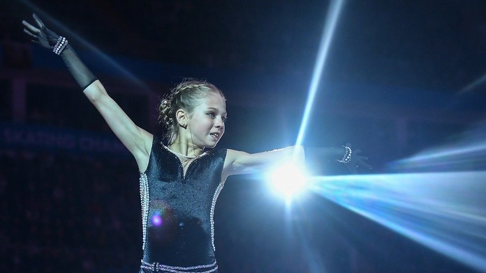 Ruská krasokorčuliarka Alexandra Trusovová.