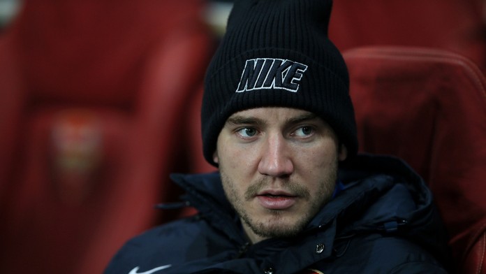 Futbalista Arsenalu Londýn Nicklas Bendtner.