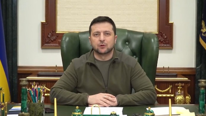 Ukrajinský prezident Volodymyr Zelenskyj.