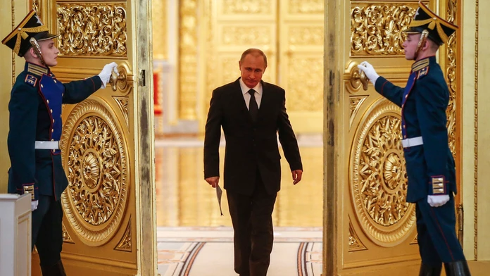 Vladimír Putin v Kremli.