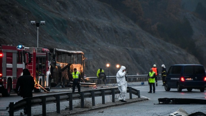 Tragédia autobusu v Bulharsku
