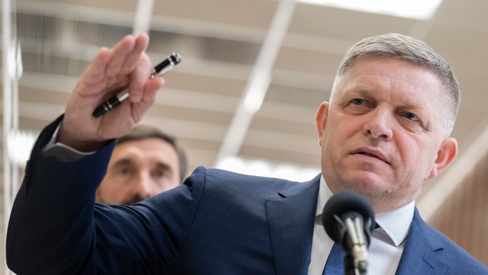 Na snímke premiér SR Robert Fico.