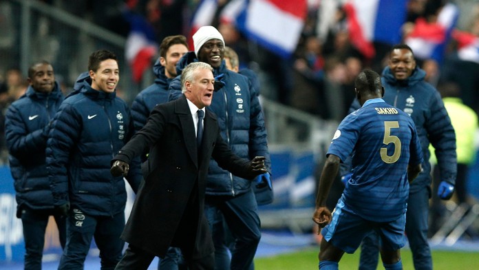 Didier Deschamps a jeho zverenci.