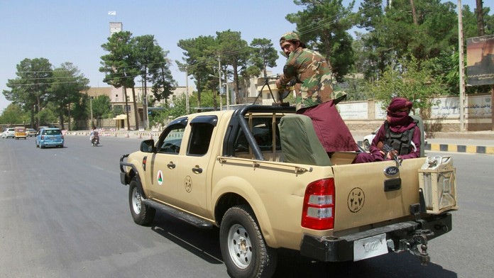 Talibanskí bojovníci.