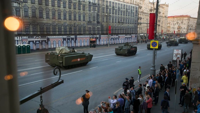 Vojenská prehliadka v Moskve