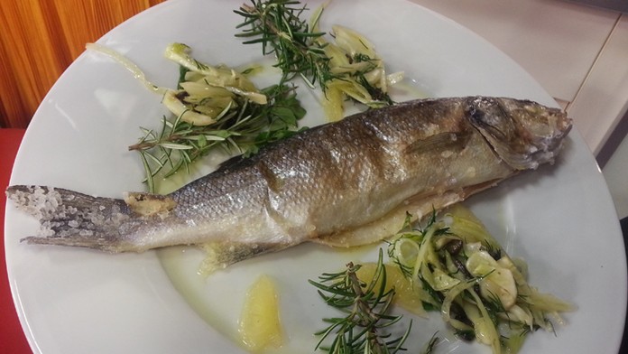 Teleráno, Pečené ryby na morskej soli